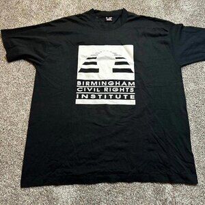 Vintage Birmingham civil rights institute single stitch T-shirt size XXL‎
